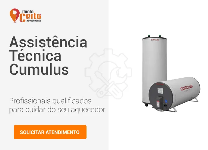 assistência técnica de aquecedores cumulus