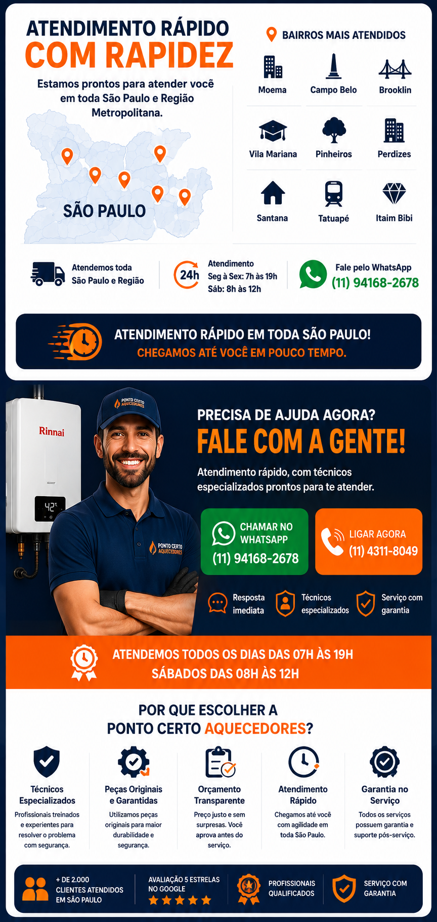 assistencia tecnica de aquecedores