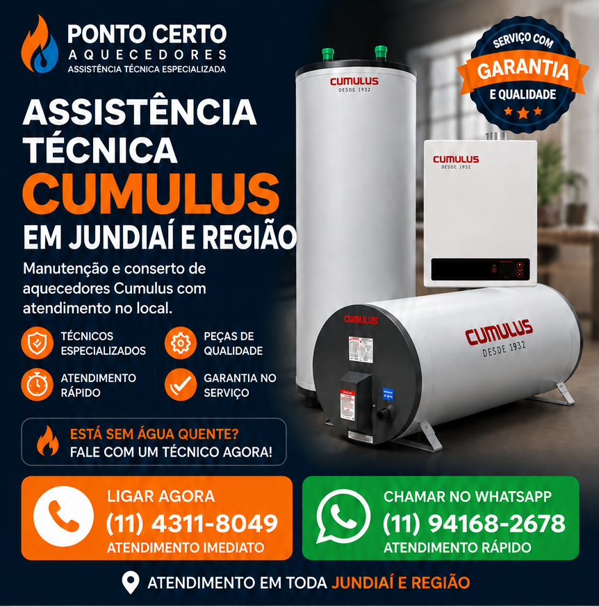 Assistência Técnica Cumulus em Jundiaí